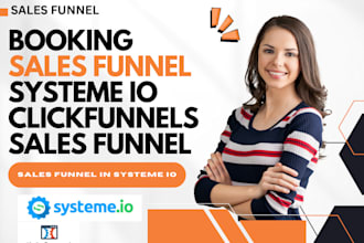 build booking appointment sales funnel on systeme io clickfunnels sales funnel
