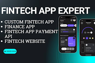 develop fintech app payment app neobank app finance app fintech website