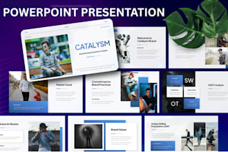 improve business powerpoint redesign pitch deck edit canva presentation design
