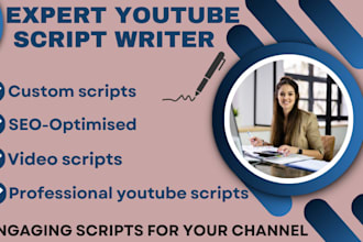 do professional youtube scriptwriter for viral, high converting videos