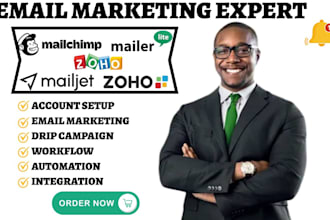 do mailjet aweber mailerlite automation zoho campaigns mailchimp email marketing