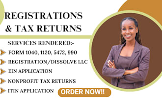 do cpa US tax filing, US tax return, llc tax, business tax 1120 5472 1040