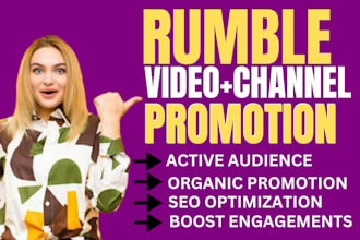 rumble video promotion, rumble promotion, channel growth, USA views