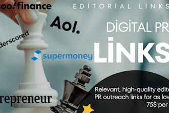 build digital PR editorial backlinks