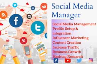 be your social media manager content creation instagram and linkedin marketing