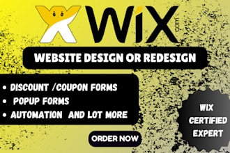 design wix website, develop wix online booking and wix calendar design