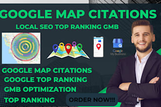 do 3000 google map citations for gmb ranking and local seo