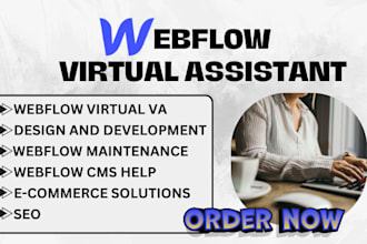 your expert webflow virtual assistant for design and updates webflow virtual va