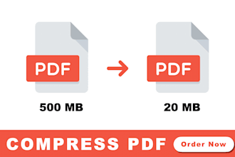 reduce and compress the size of your PDF file