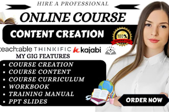 create online course content course creation course curriculum video script