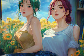 draw amazing cartoons, anime, games, vtuber, and fan art