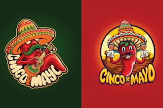 make amazing mexican food mascot logo