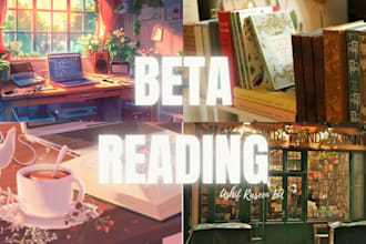 provide honest insightful beta read for your fiction non fiction self help books