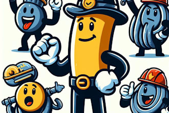 do characters in retro rubber hose cartoon style