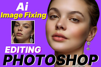 ai generated image fix, photo editing, manipulation and photo retouching