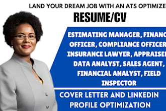 write insurance producer, appraiser, compliance officer, sales agent resume