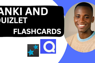 create flashcard, anki cards, quizlet, e learning or lesson plans for any grade