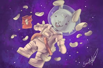 do illustrations in adobe photoshop and illustrator