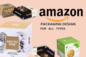 do unique box packaging designs amazon product label packaging design