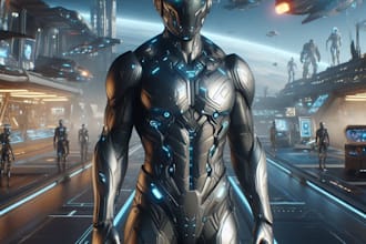 create high quality 3d character art, fantasy art, sci fi