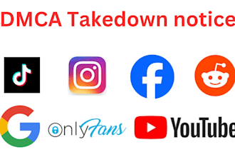 send dmca takedown notice tiktok,reddit,facebook,twitter,instagram,shopif
