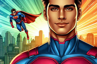 draw you as an amazing superhero
