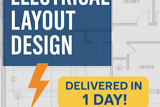draw a simple electrical layout for your house or room