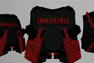 create custom fivem clothing kuttes mc, mc vests, biker clothing