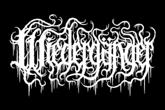 design death metal, black metal and heavy metal logo for your band