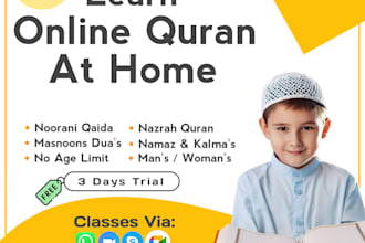 be your online quran teacher with tajweed