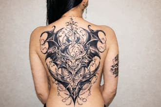create sleeve tattoo design in cyber singlism, neo tribal