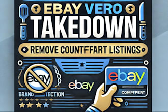 remove counterfeit ebay listings with vero takedown assistance