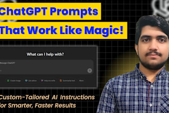 write chatgpt prompts custom prompts to automate your work