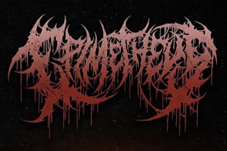 design a logo for your power, folk, or symphonic metal band