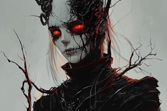 create images for characters in horror and dark fantasy
