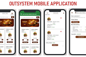 develop mobile application in outsystems