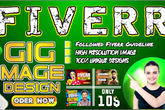 creative gig image  gig thumbnail design picture cover