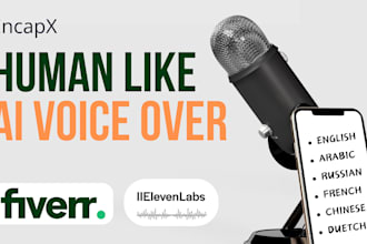 do human like text to speech ai voice over using eleven labs