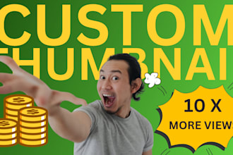 design attractive clickbait thumbnail in 3hr