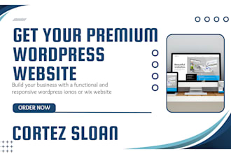ionos website design wordpress , wix webside design redesign