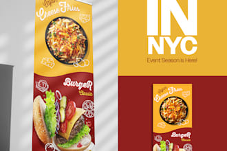 design trade show banner, backdrop, exhibition booth