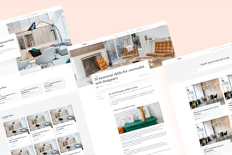 design a web template or web design UI UX in figma