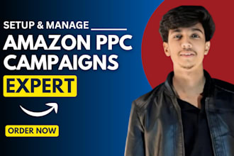 setup and manage amazon ppc campaigns fba advertising ads