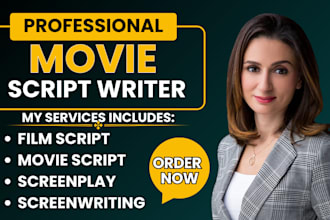 be scriptwriter, write movie script, screenplay, screenwriting, tv series, pilot