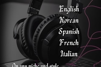 be your female lead adlibs singer in english, korean, spanish french and italian