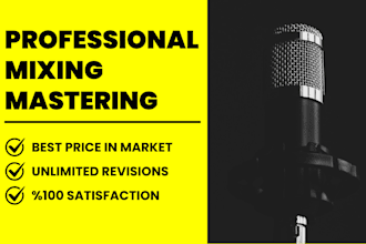 provide professional mixing and mastering for your song