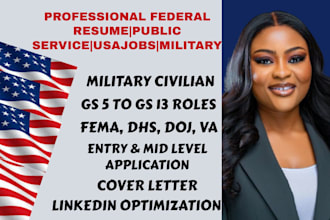 craft federal resume for government, military transition, and public service