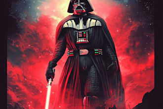 draw your star wars sci fi character art