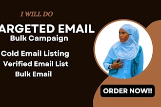 do targeted bulk cold email campaign blast