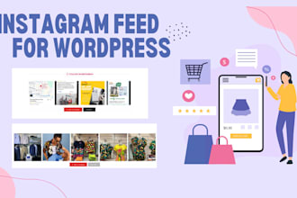install instagram feed in your wordpress website